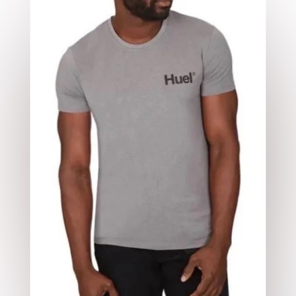 Huel mens t shirt grey XXL